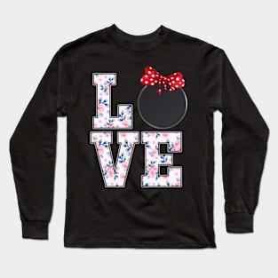 Summer Floral Love Hockey Long Sleeve T-Shirt